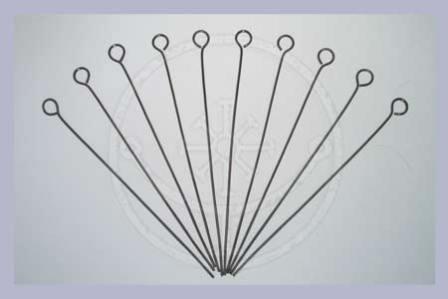 Inoculation loop steel 10 pcs. pack
